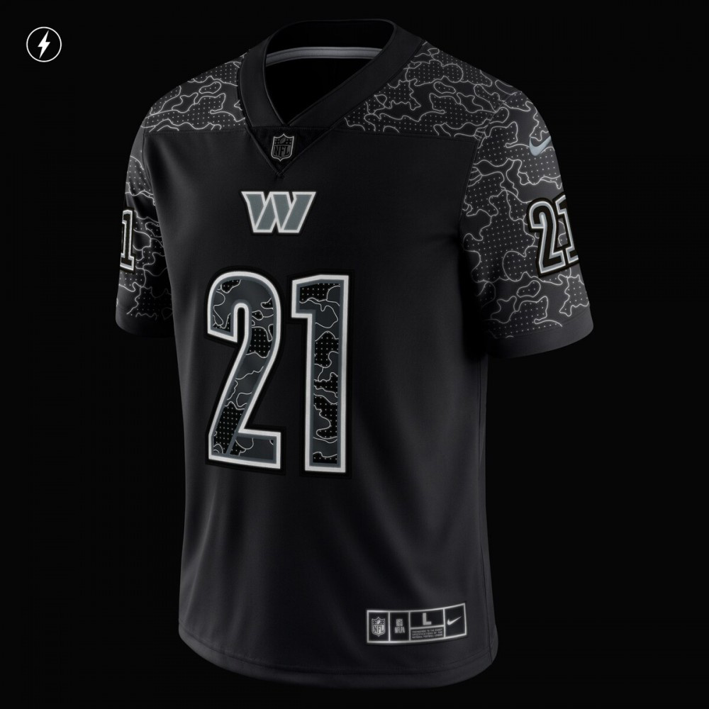Sean Taylor Washington Commanders Nike Retired Player RFLCTV Limited Jersey - Black-GridironStore
